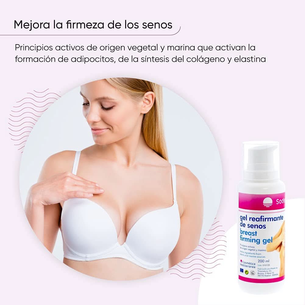 Crema reafirmante de pecho y piel con activos de origen natural, 200 ml Cosmética y Belleza Naty Shop