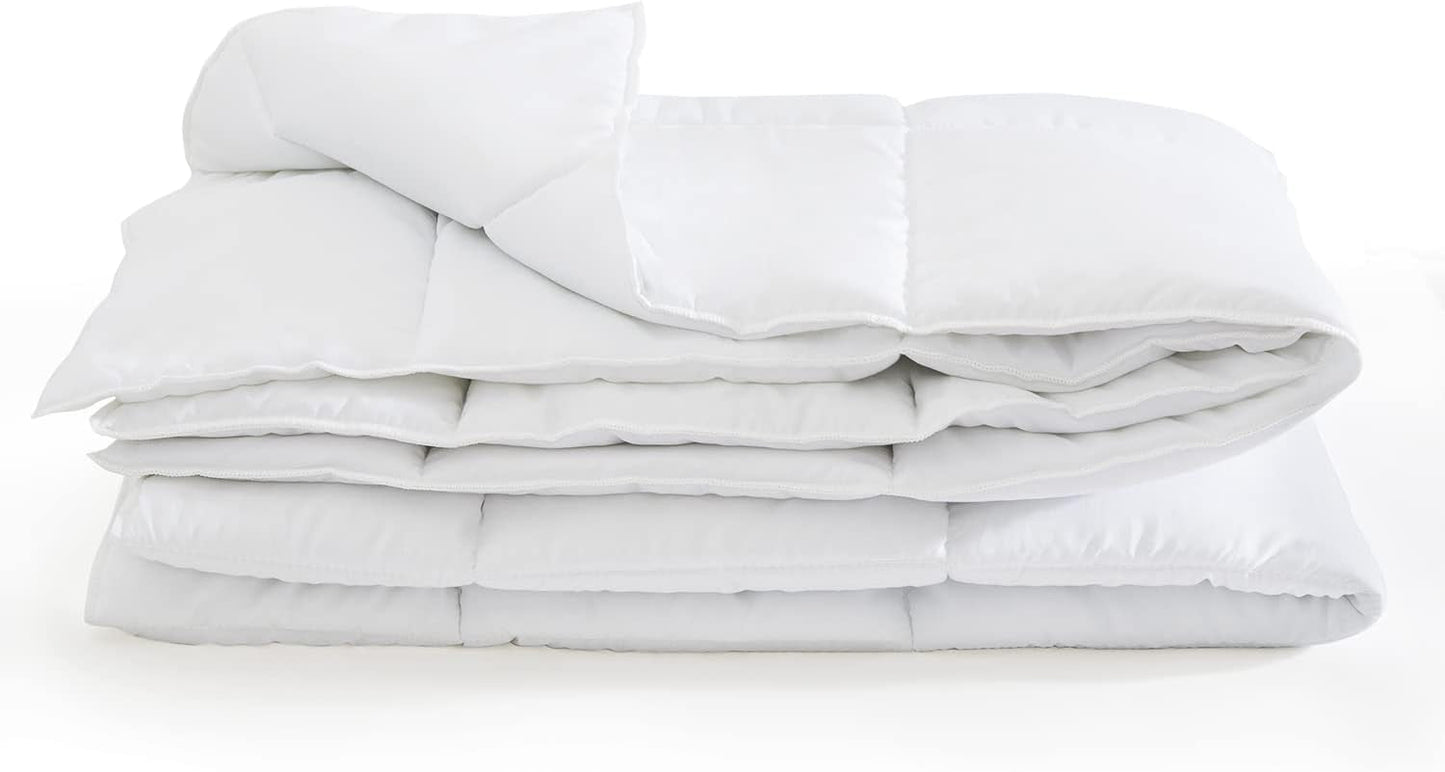 Edredón 200X200 Cm Edredón de verano Edredón blanco lavable Oekotex 100 microfibra Edredones y edredones Naty Shop