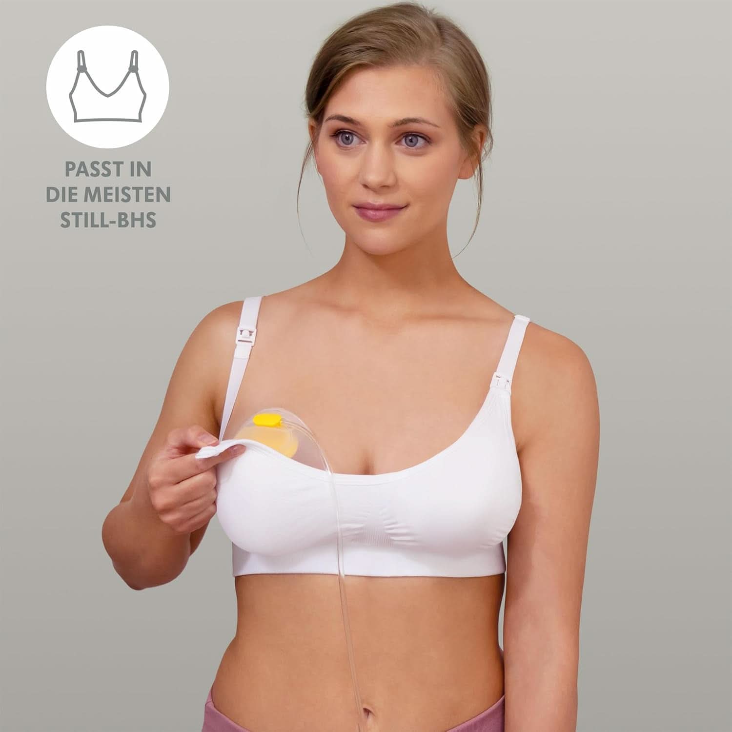 Extractor de leche manos libres Medela Solo | Extractor de leche eléctrico compacto e intuitivo para extracción unilateral Alimentación y Accesorios Lactancia Tienda Bebe Naty