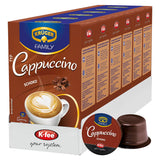 KRÜGER Cappuccino Schoko Cápsulas de café, compatibles con K-fee y ALDI EXPRESSI* Kapselmaschinen, café instantáneo aromatizado, 96 cápsulas