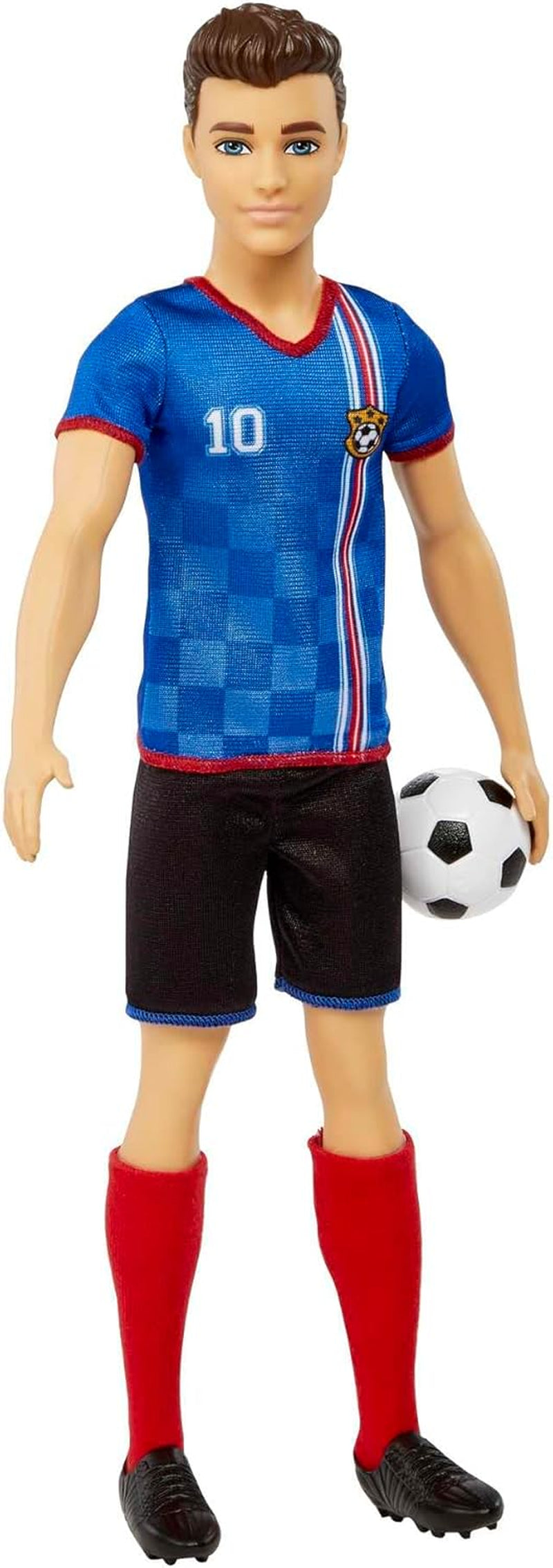 Barbie Serie Puedes Ser Cualquier Cosa Muñeco Ken Futbolista Pelo Castaño Muñeco Ken Camiseta Azul Fútbol 1X Muñeco Ken Futbolista Regalo Niños 3 Años Juguetes Hcn15 Naty Shop Muñecas