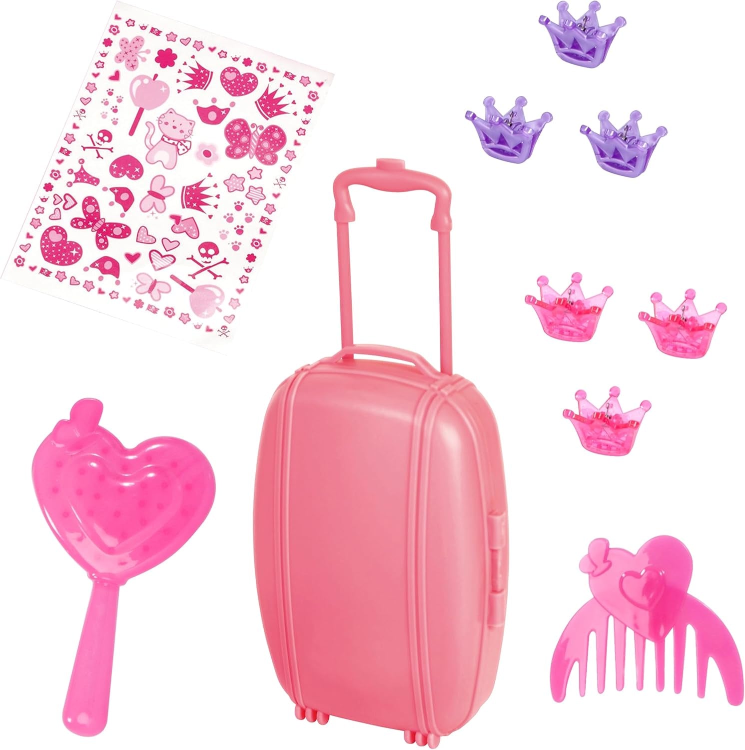 Bayer Design 94635AA Charlene Muñeca interactiva funcional con pelo y ojos dormilones, habla y canta 90 frases, 2 poemas y 8 canciones, 46 cm, rosa