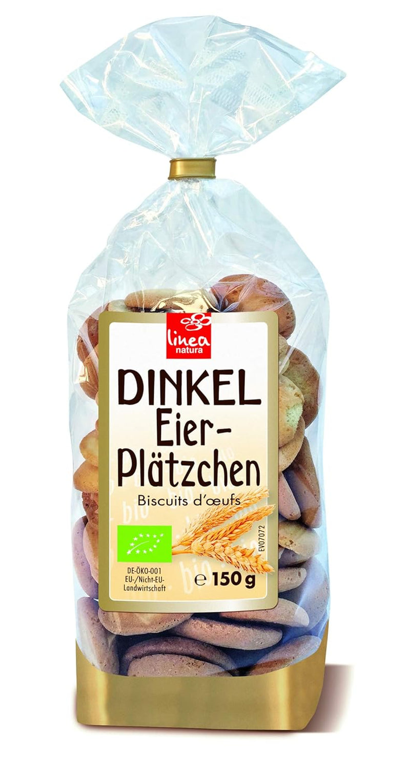 Galletas de huevo de espelta ecológicas, 38% galletas de huevo ecológicas, 150g
