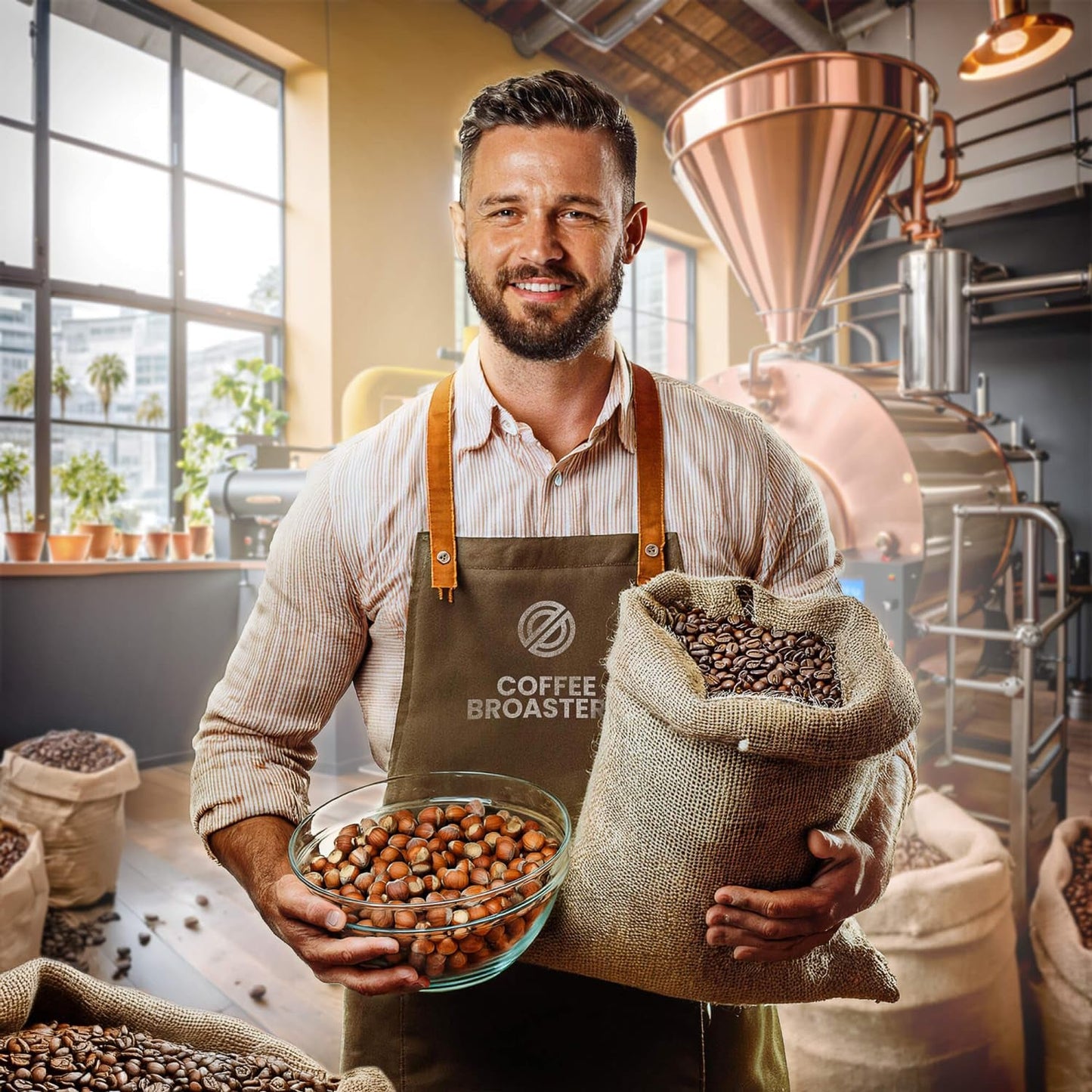 Juego de café en grano 2x1kg 2000g | Brasil Mogiana | Café brasileño | Café especial | Recién frito | Tostador de café artesanal