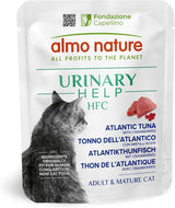 Almo Nature HFC Urinary Help - Nassfutter für Katzen - Unterstützung für die Harnwege - Atlantischer Tunfisch & Cranberries - Grado humano, monoproteína, sin gluten - 24x50g