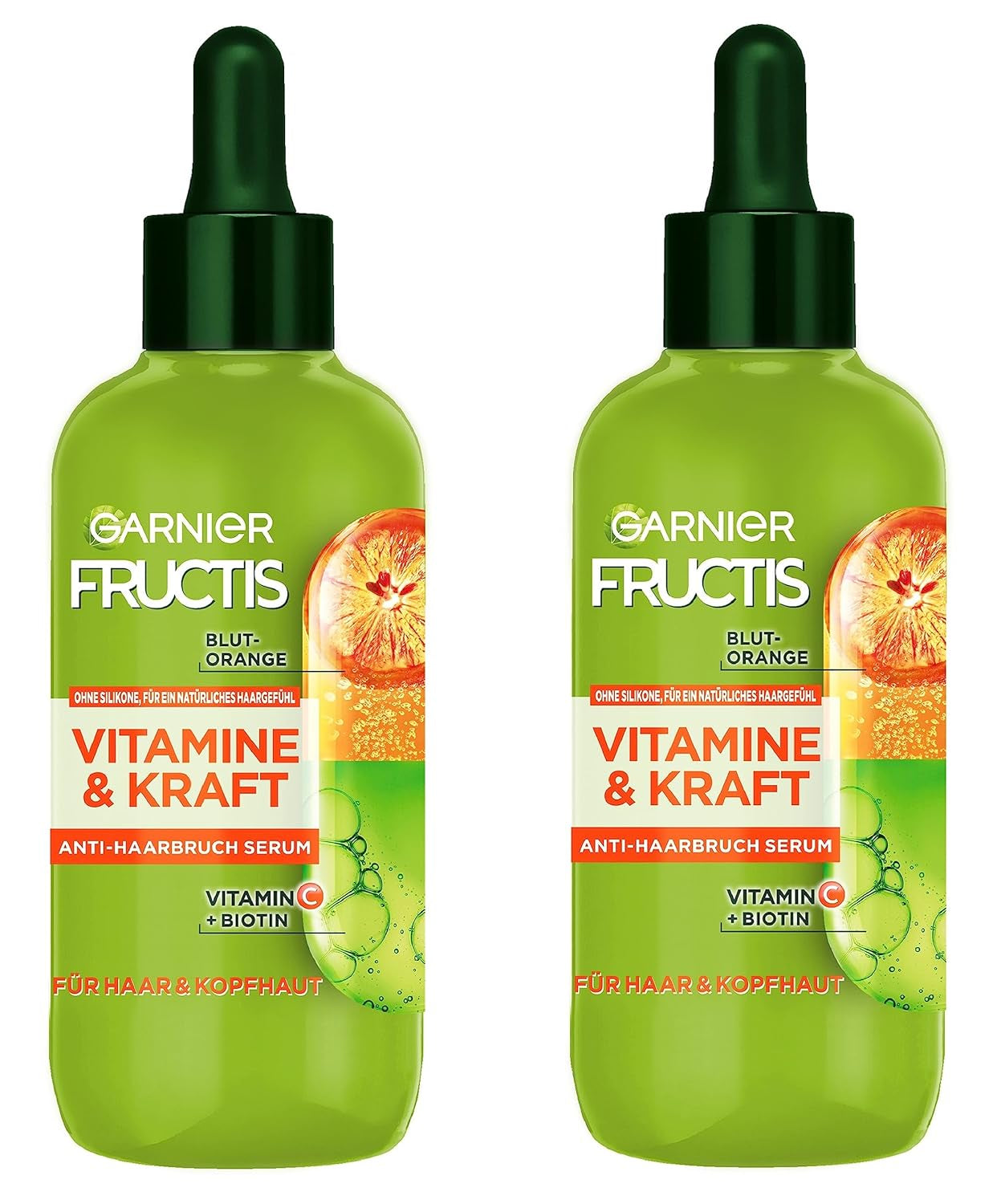 Garnier, Suero fortalecedor para cabello fino y cuero cabelludo, eficaz contra la caída del cabello, 2 x 125 ml Cuidado del cabello Garnier Default Title
