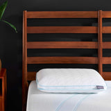 TEMPUR-PEDIC Almohada Tempur-Cloud Prohi, espuma viscoelástica, blanco/jardín opulento, almohadas estándar King Naty Shop High King