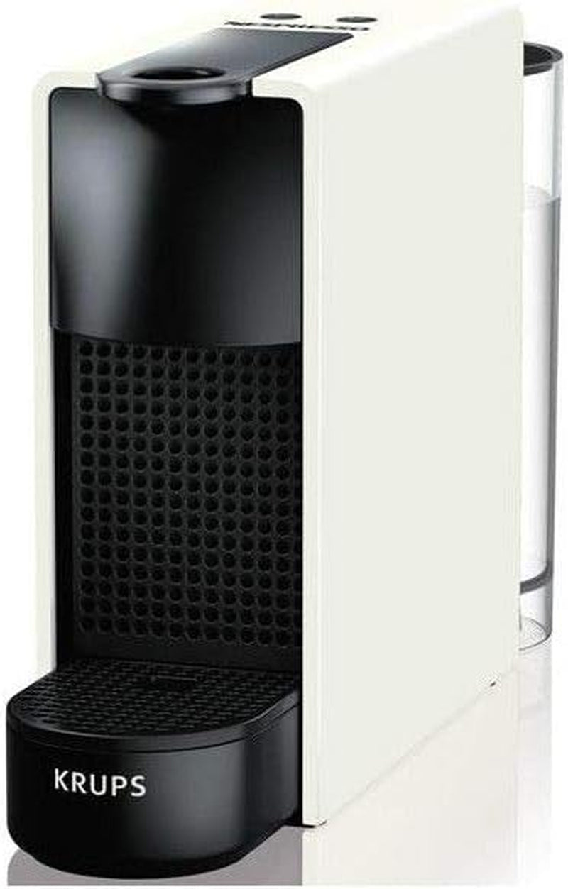 Krups Nespresso Essenza Mini máquina de café expreso blanco puro, cápsula de café, estilo Espresso, Espresso compacto Barista YY2912FD