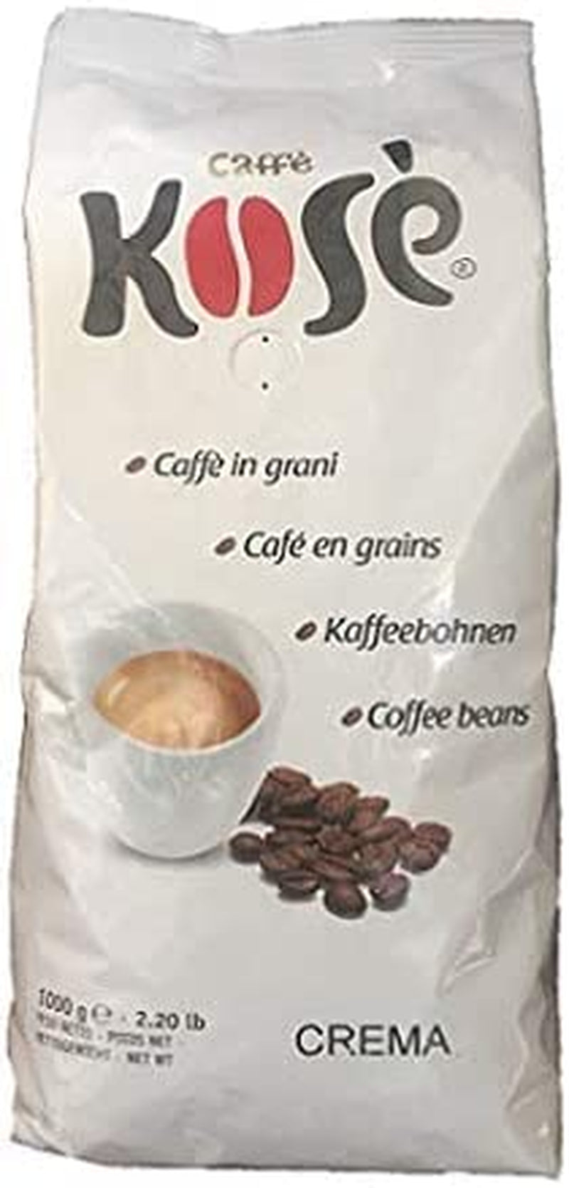 Café Kosé en grano 1000g - 6 piezas por caja