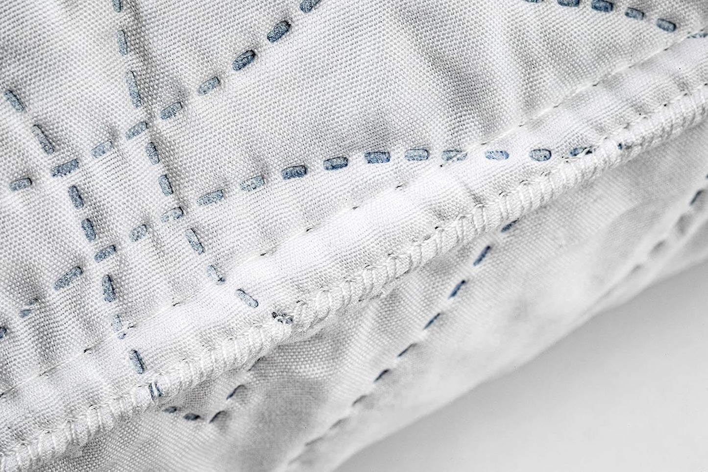 VIP Almohada Muy Importante V.I.P. Almohada Memory Flake Almohada Blanca 45 X 75 cm Funda Acolchada de Poliéster Súper Transpirable Suave Made in Italy Naty Shop Almohadas Estándar