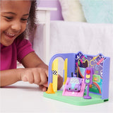 Gabby's Dollhouse Habitación Deluxe, Sala de Juegos Purr-Ific, Sala de Juegos con Carlita Toy Car, 2 Muebles y 2 Cajas Sorpresa con Accesorios, Apto para Mayores de 3 años Naty Shop Dollhouses