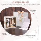Set regalo cumpleaños Sophie la jirafa Pouet sonajero Sophiesticated 00012 Juguetes Bebe Naty Shop