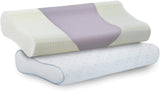 PARADIES Almohada cervical 40X80 Cm - Revita Ergonómica - Certificada IGR, Almohada ergonómica de soporte para el cuello Altura: 10 Cm Almohadas ortopédicas cervicales Naty Shop Latex Vario-Ergonomic