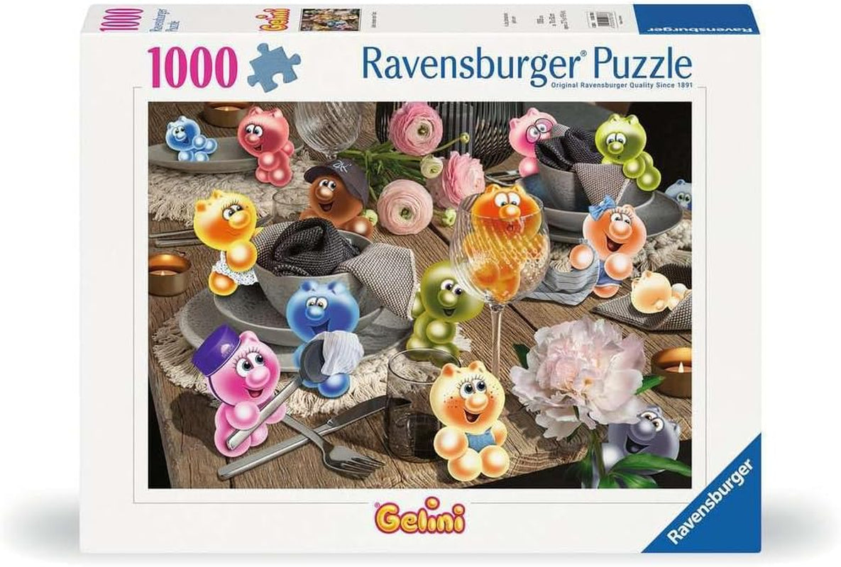 Ravensburger Puzzle 12000788 - Gelini pone la mesa - Puzzle de 1000 piezas para adultos y niños a partir de 14 años, Puzzle Naty Shop Título predeterminado