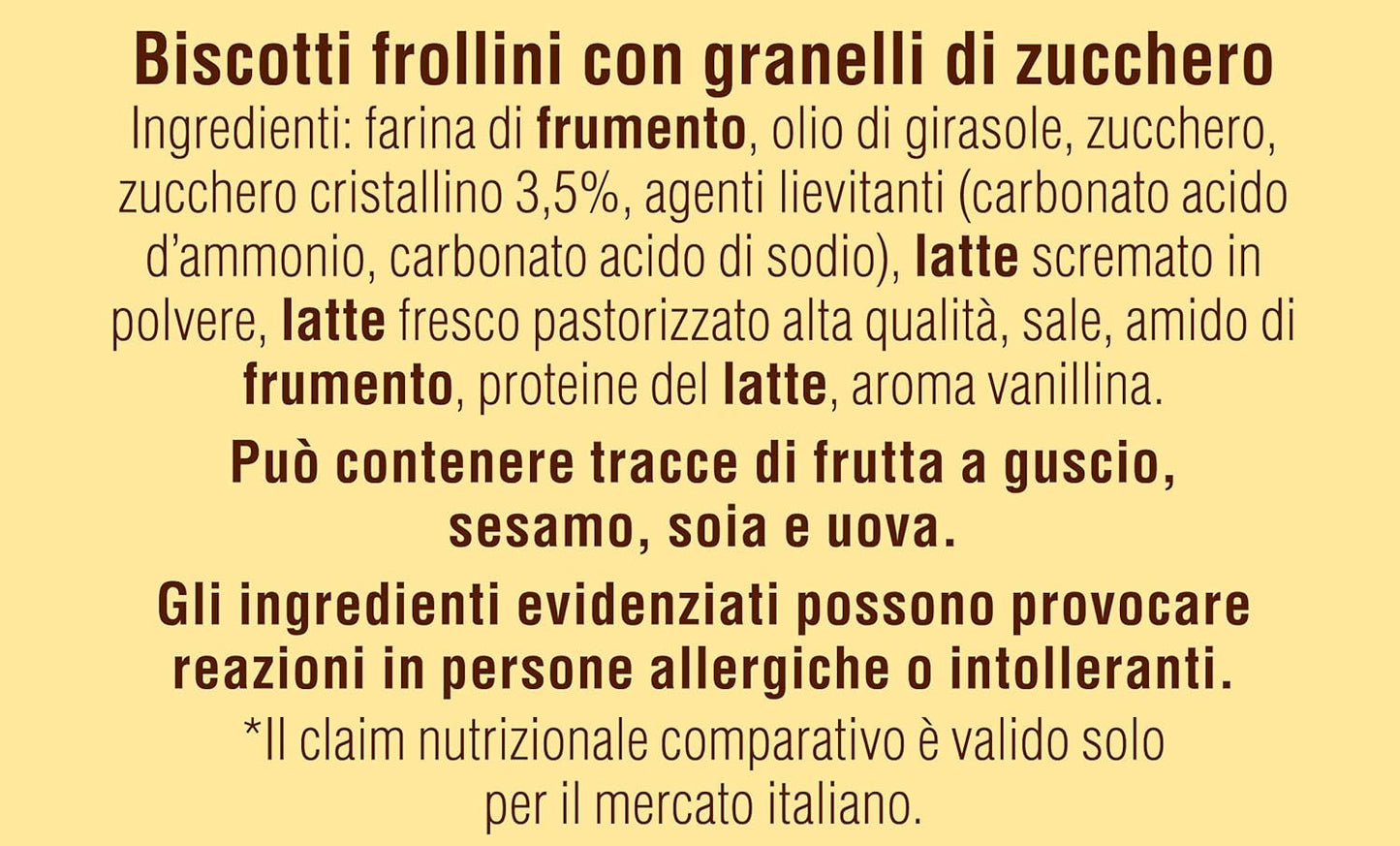 Galletas White Mill Frollini Galletti con leche fresca, 100% italianas, 350 g
