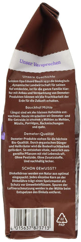 Bauck HOF Dinkelmüsli Schokozart, 425G (1Er Pack) Cereales Naty Shop