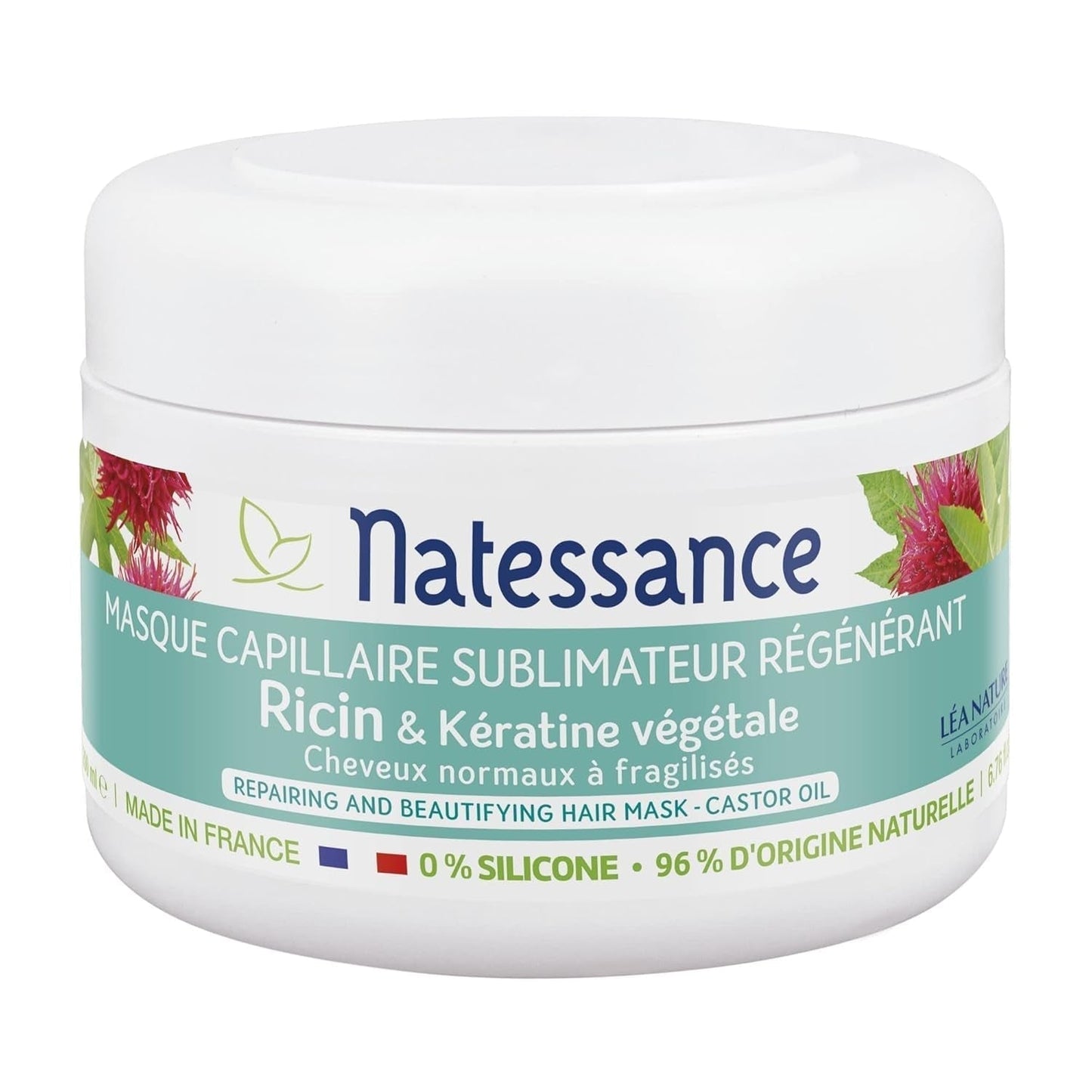 Sublimateur à l'Huile de Ricin et Kératine Végétale mascarilla 200 ml Mascarilla capilar Naty Shop Título predeterminado