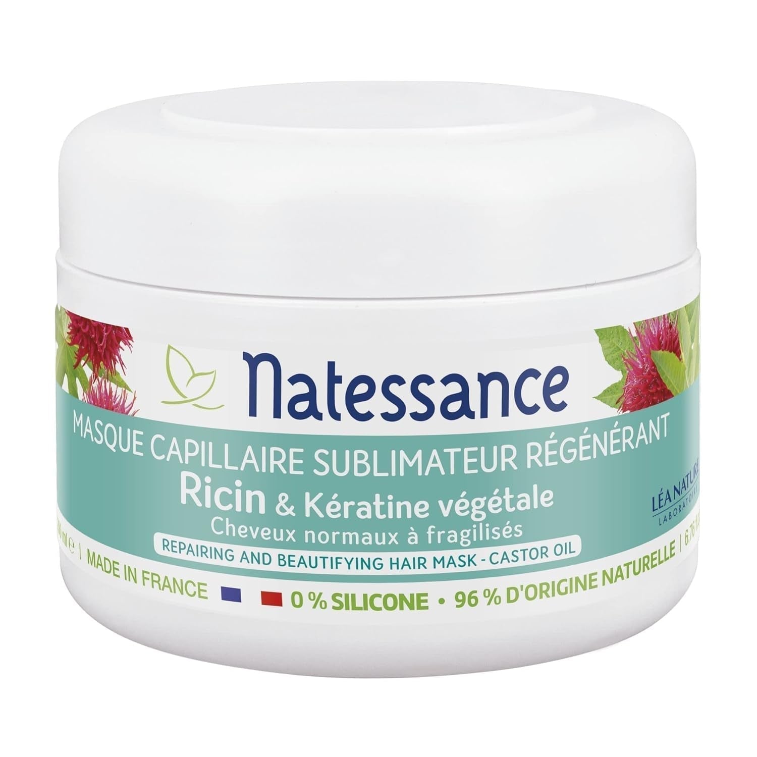 Sublimateur à l'Huile de Ricin et Kératine Végétale mascarilla 200 ml Mascarilla capilar Naty Shop Título predeterminado