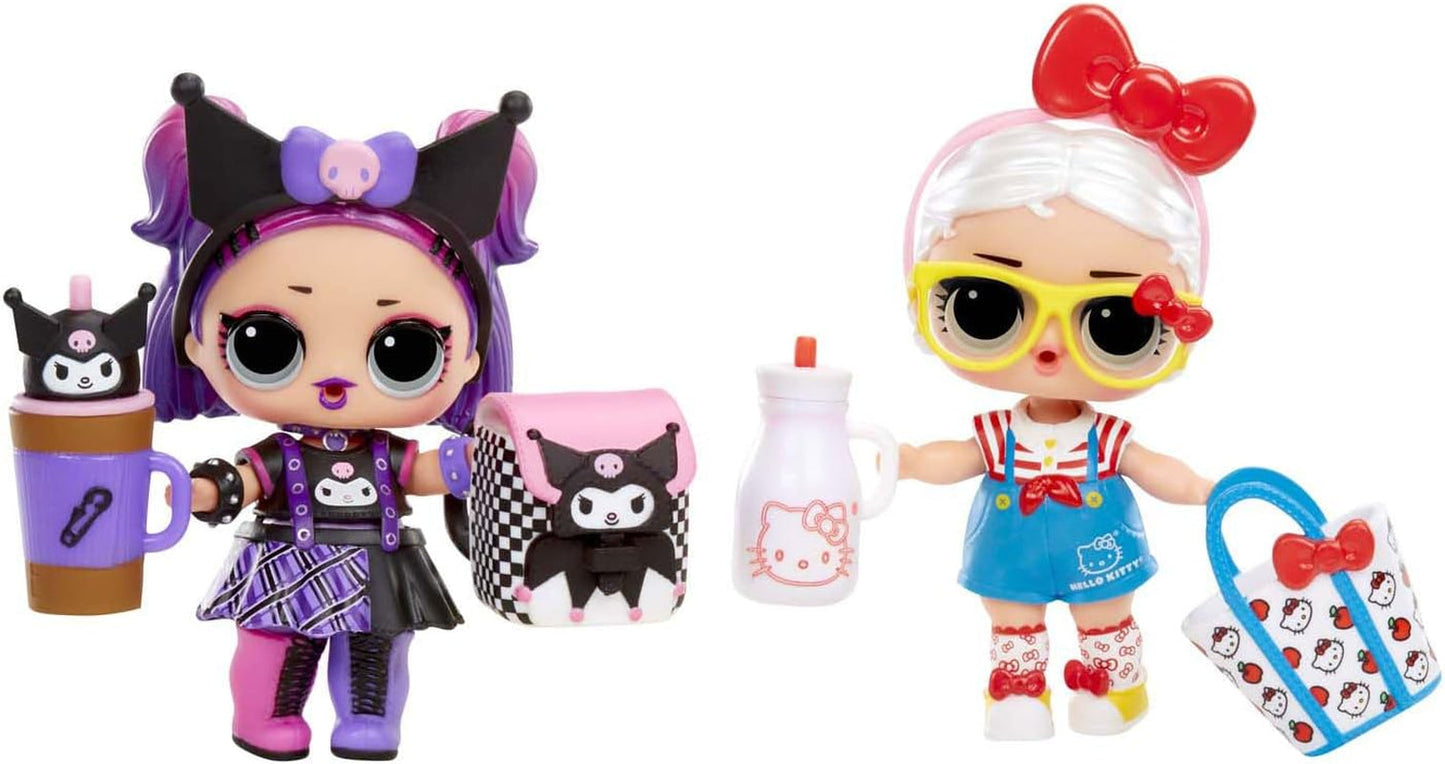 Jajaja ¡Sorpresa! Love Hello Kitty and Friends - 1 muñeca con 7 sorpresas, selección aleatoria, 8 coleccionables, para niños a partir de 4 años, rosa