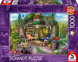 Schmidt Spiele 59794 La Casa del Jardín en los Viñedos, Puzzle de 1000 Piezas, Naty Shop Título predeterminado