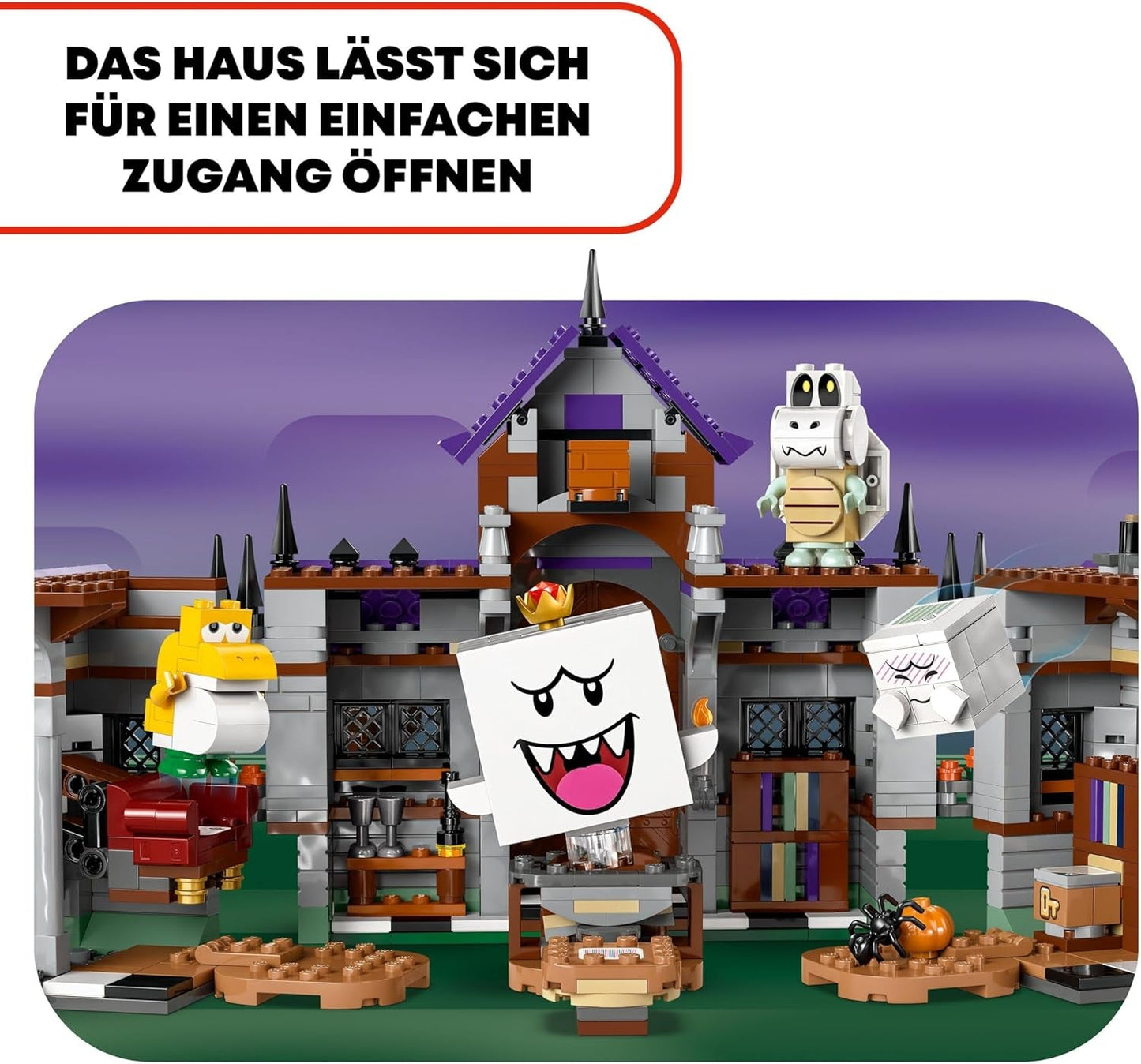 LEGO Super Mario Casa Encantada del Rey Buu Huu Casa Encantada para Niños Set coleccionable de Nintendo con Bebé Yoshi Regalo para niños, niñas y jugadores a partir de 8 años 71436 Juegos de construcción Besuche den LEGO-Store