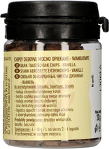 Browin Virutas de roble tostado fuerte 20g - hojuelas, finas barritas de roble para aromatizar el alcohol, marrón Flavors Naty Shop 20 gramos Vainilla