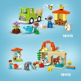LEGO DUPLO Town Apicultura y colmenas, juguete educativo para niños pequeños con 2 figuras y un camión móvil, set de construcción y reconstrucción, juguete para niños pequeños a partir de 2 años 10419 Juegos de construcción Besuche den LEGO-Store