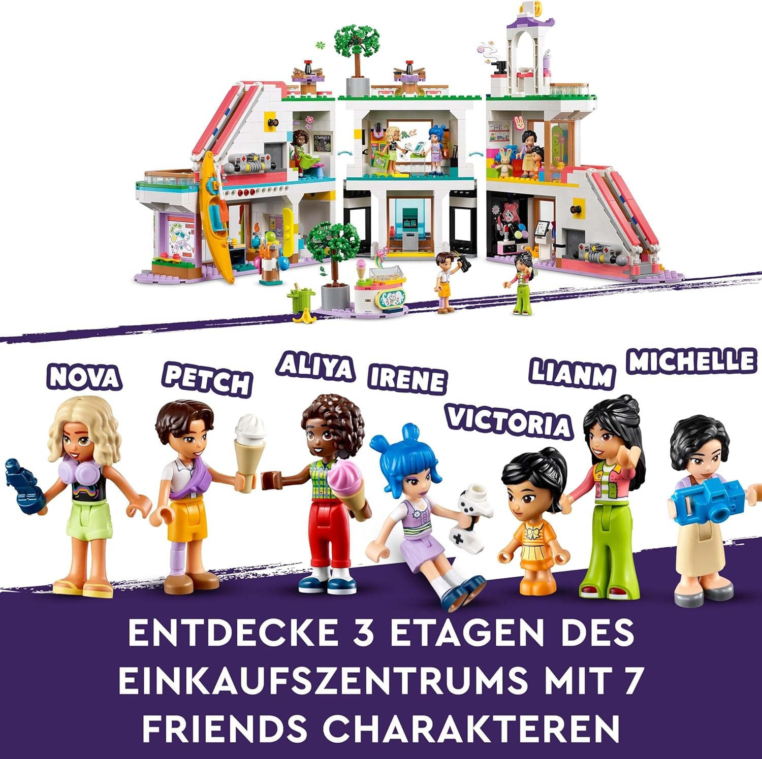 LEGO Store Friends Heartlake City Casa de muñecas de juguete para niñas y niños Juego de figuras que promueve el desarrollo socioemocional Regalo para niños de 8 años 42604 Juegos de construcción Besuche den LEGO-Store