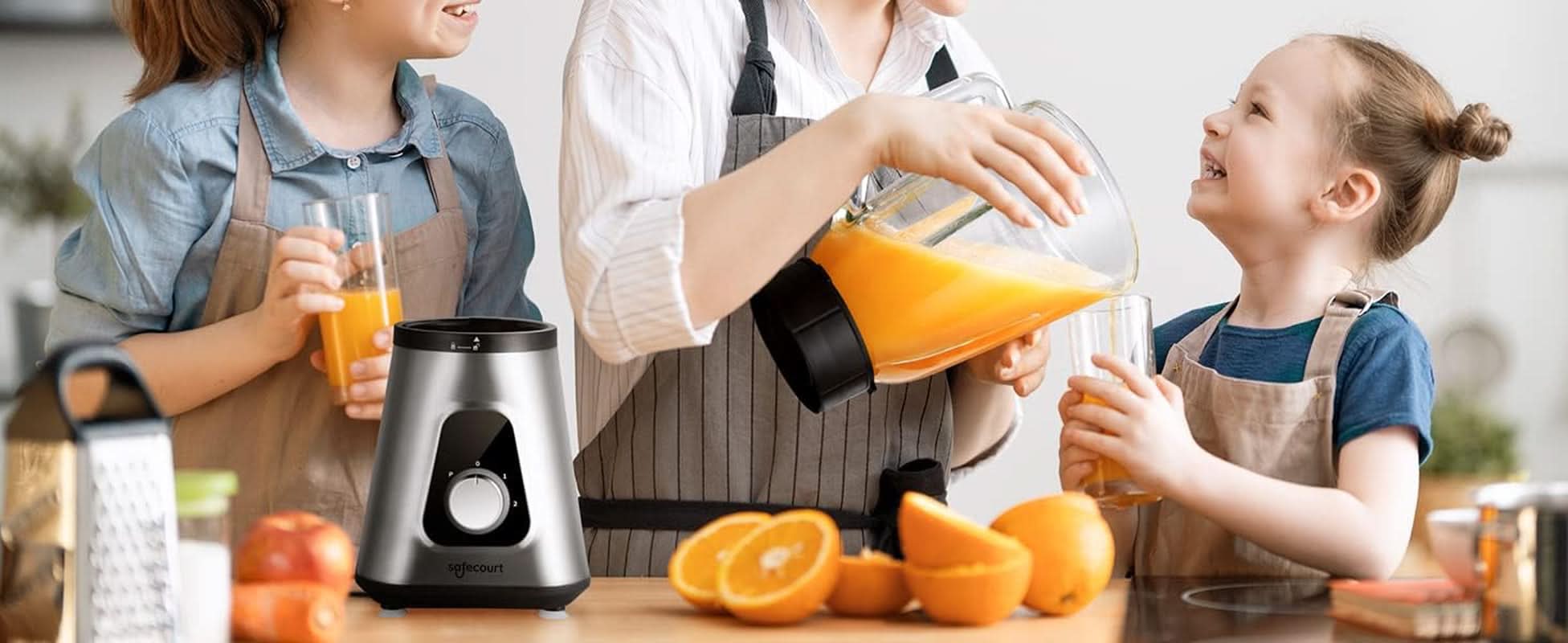 Safecourt Kitchen - Batidora - Batidora deportiva - 1000 Watt - to Go Beker - Smoothie Maker Kitchen Naty Shop