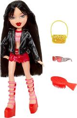 ¡Las Bratz van a salir! - Jade - 1 muñeca coleccionable con accesorios, ropa, bolso, gafas de sol y cepillo - Juguete para niños - A partir de 6 años, Rojo