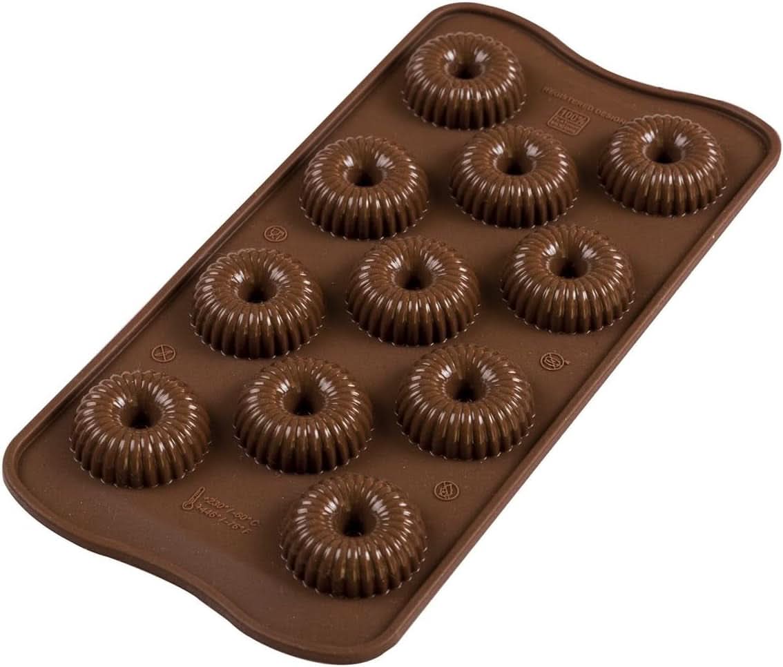 Silikomart 199384, Molde 3D para Chocolate Llama Cocina Naty Shop Espirales