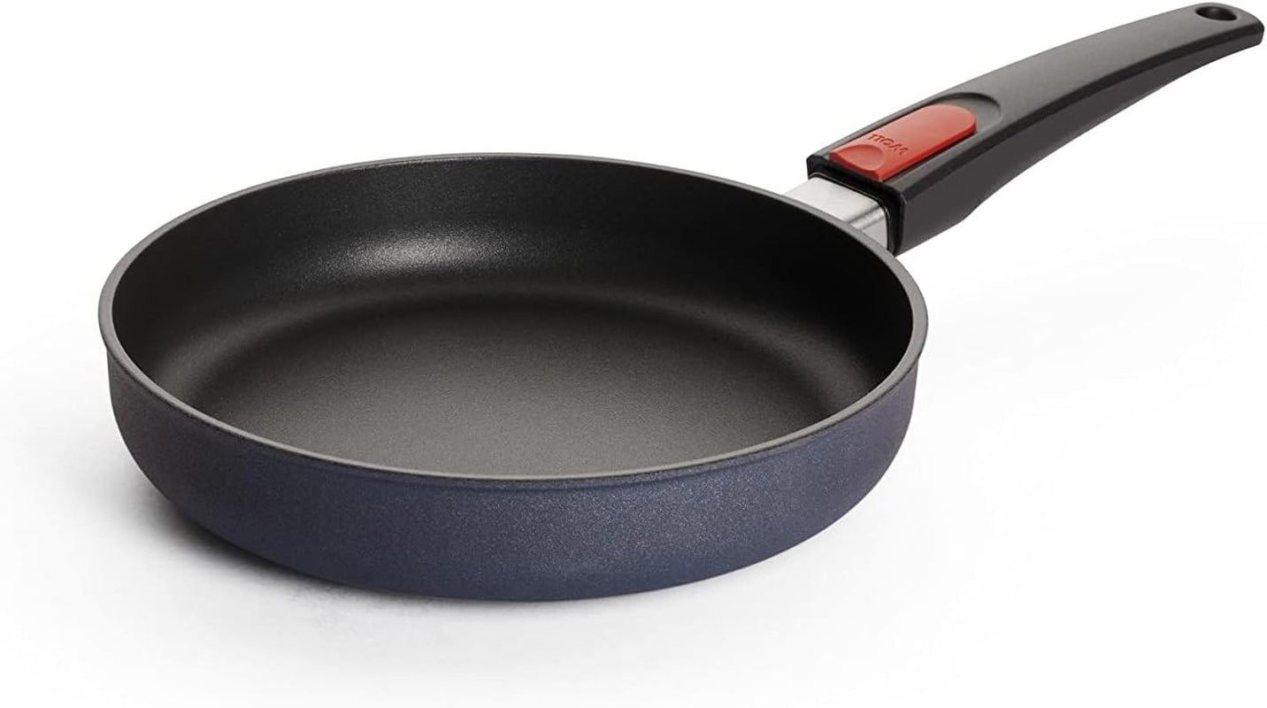 Sartén Plana Woll Diamond Lite - Inducción -, Ø 20 Cm, 5 Cm de altura, Con asa extraíble - Apta para todo tipo de fuegos, Aluminio fundido, Recubrimiento Antiadherente Naty Shop Ollas y Sartenes Ø 22 Cm