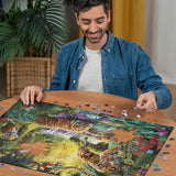 Ravensburger Puzzle 12000696 - Idilio ante el ojo del agua - Puzzle de 1500 piezas para adultos y niños mayores de 14 años, Puzzle con motivo de tigre Puzzle Naty Shop