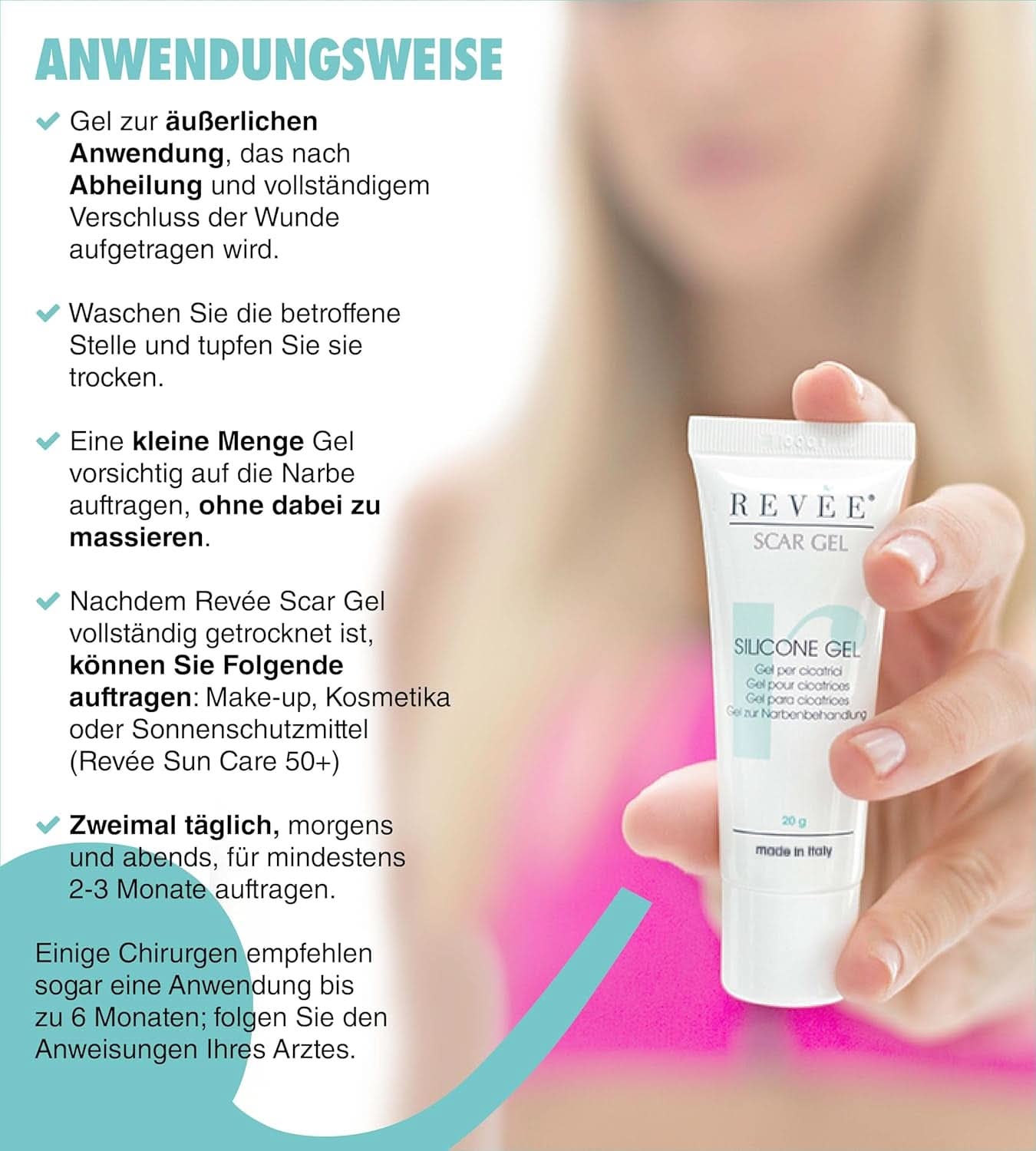 Revée Scar Gel, Gel tópico para cicatrices Naty Shop