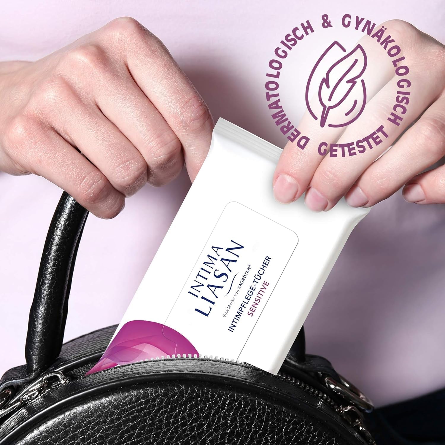 Intima by Sagrotan Toallitas de cuidado íntimo Sensitive, sin jabón y sin alcohol, 30 piezas (paquete de 4)