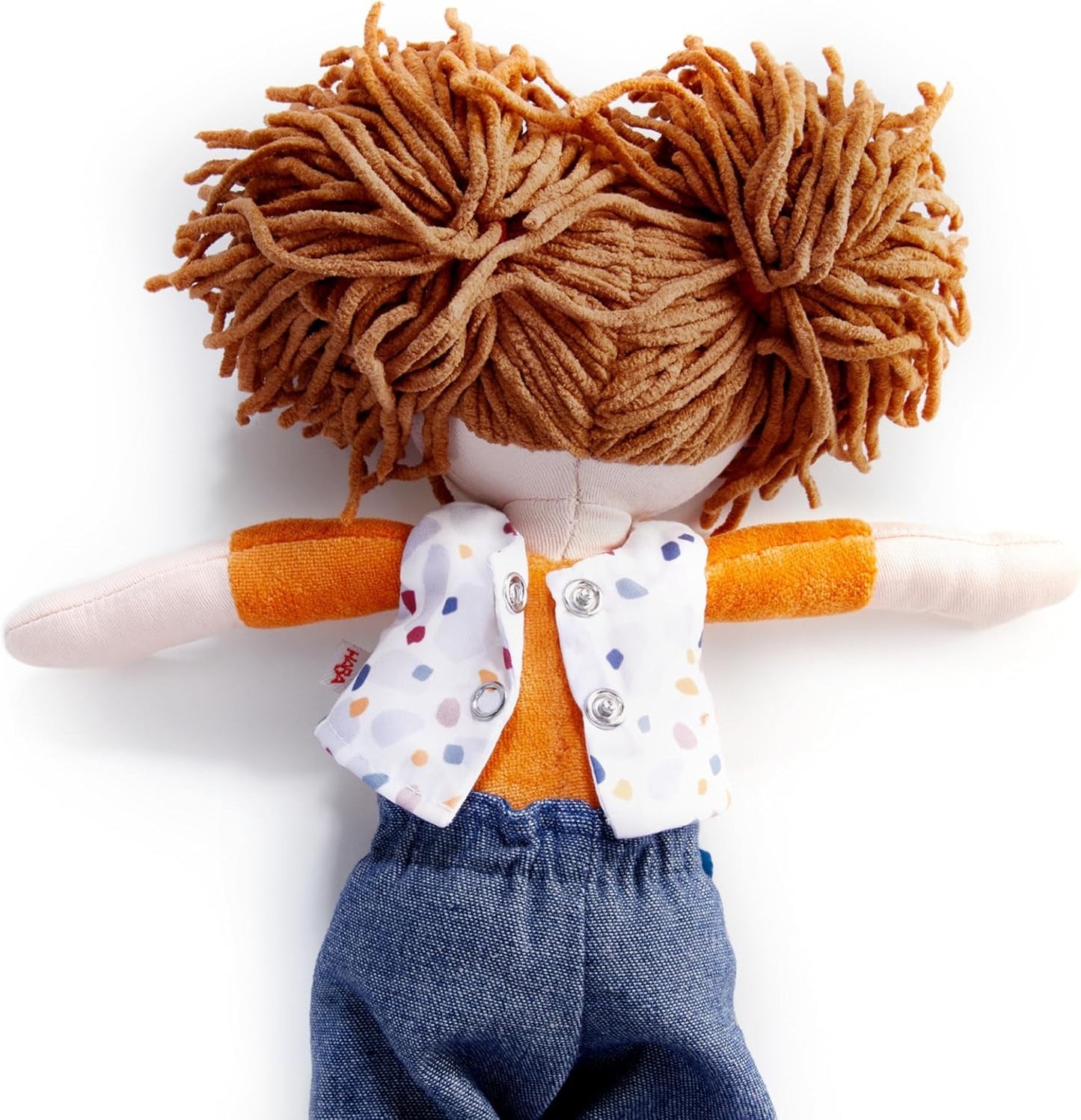 Muñeca HABA Malou - Muñeca blandita de 30 cm de altura para jugar y abrazar - Materiales suaves y lavables - Alternativa ideal a los muñecos de peluche - Apto para niños a partir de 1,5 años - 2010818001