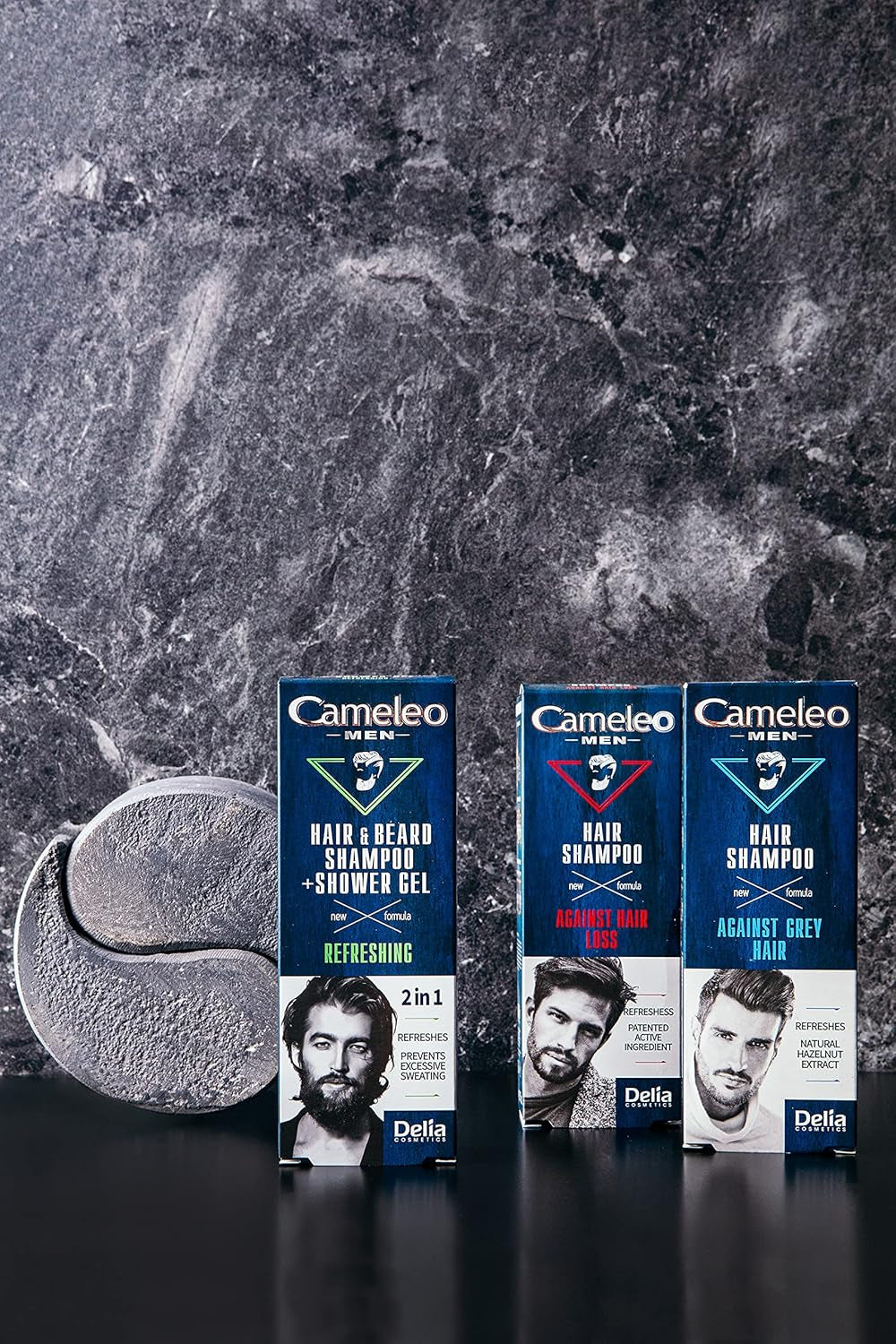 Cameleo Men - Lavado de cabello para hombres contra la caída del cabello, 150 ml Cuidado del cabello Naty Shop