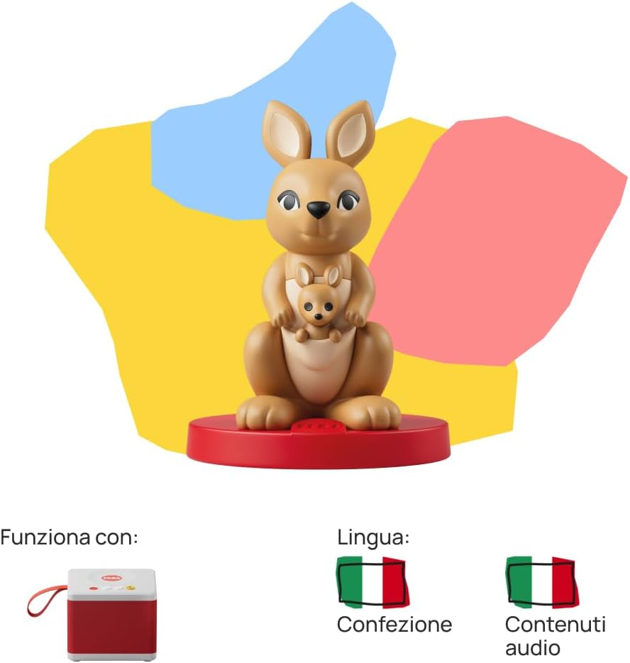 Figura sonora - peluche musical - música, canciones y sonidos - juguete, contenidos educativos, versión italiana, niños y niñas 0-2 años Bebe Toys Naty Shop