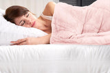 Manta Sherpa lastrada Emma Barclay, 127 x 152 cm, rosa rubor Emma Barclay Beds and Blankets