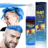 Color de laca para el cabello - 30 ml Spray temporal de color de cabello verde, tinte para el cabello natural Spray de color temporal para el cabello, tinte para el cabello lavable para fiesta Cosplay Halloween (verde) Tinte para el cabello Naty Shop Azul