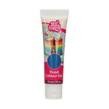 Colorante alimentario Funcakes, gel azul real: Colorante alimentario altamente concentrado para masa, nata, fondant y mazapán. Fácil dosificación. Una sola gota para crear colores vibrantes. Halal. 30 gramos.