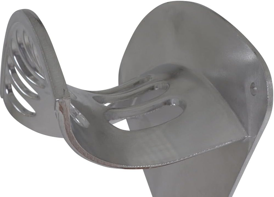 Soporte de manguera de aluminio, montaje en pared, tamaño: L para manguera de 30 m, 13 mm (½")
