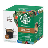 STARBUCKS House Blend de Nescafé Dolce Gusto, Mittlere Röstung, Kaffeekapseln 6 x 12 (72 Kapseln)