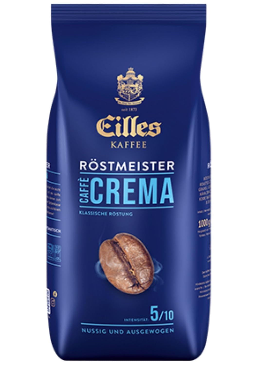 RÖSTMEISTER Caffè Crema café de Eilles, granos 1000g