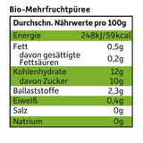 FRECHE FREUNDE Bio Quetschie Apple, Birne & Maracuja, Fruchtmus mit Obst im Quetschbeutel für Babies from 6. Month, vegan, 6er Pack (6 x 100g)