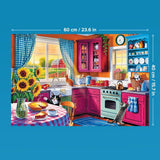 Trefl - Easypiece Puzzle: Mañanas en la Cocina - 300 Piezas - Piezas Grandes, Puzzle Fácil, Para Adultos y Niños 10+ Puzzle Naty Shop