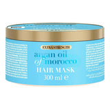 OGX Extra Strength Hydrate & Revive + Argan Oil of Marruecos Hair Mask (300ml), lujosa mascarilla capilar con rico aceite de argán y proteínas de seda Naty Shop Hair Mask Ogx Argan Oil Of Marruecos Hair Mask