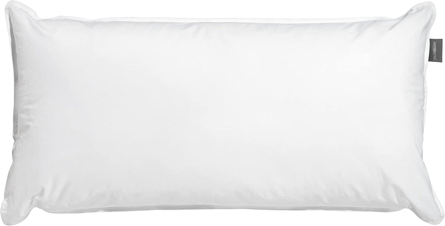 Traumnacht Almohada Ortopédica De Agua con Relleno Regulable, Funda 100% Algodón, 40 X 80 Cm, Desarrollada En Alemania - Fabricada En La UE, Blanco, 1 Pieza (1 Paquete) Naty Shop Almohadas Estándar 40 X 80