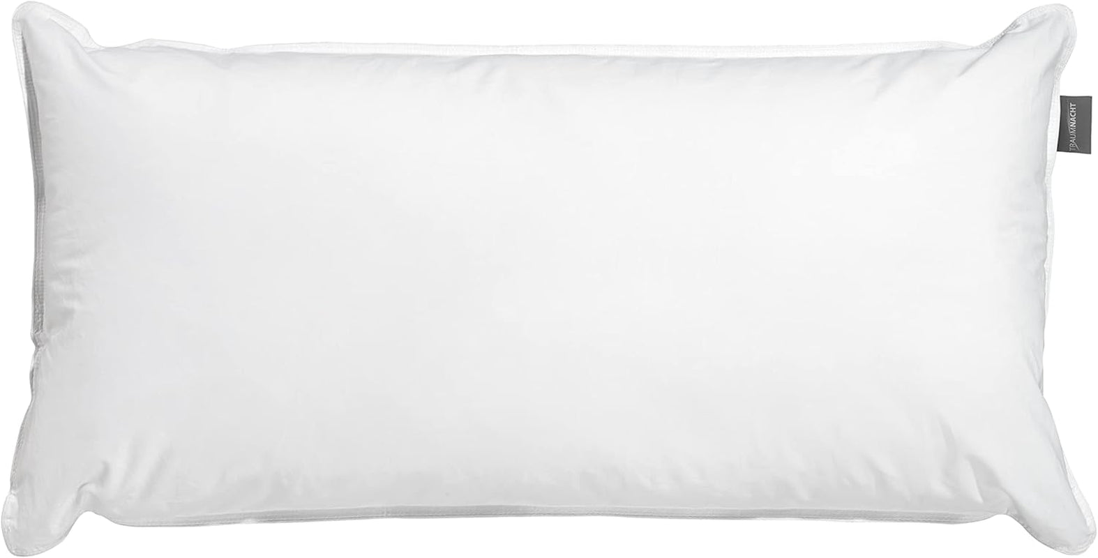 Traumnacht Almohada Ortopédica De Agua con Relleno Regulable, Funda 100% Algodón, 40 X 80 Cm, Desarrollada En Alemania - Fabricada En La UE, Blanco, 1 Pieza (1 Paquete) Naty Shop Almohadas Estándar 40 X 80
