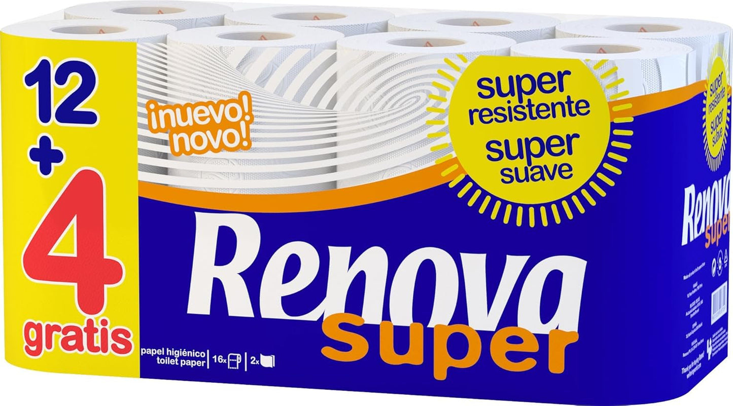 Papel higiénico Renova Super, 48 rollos